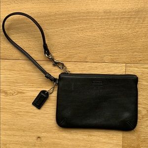 Coach black wristlet NWOT
